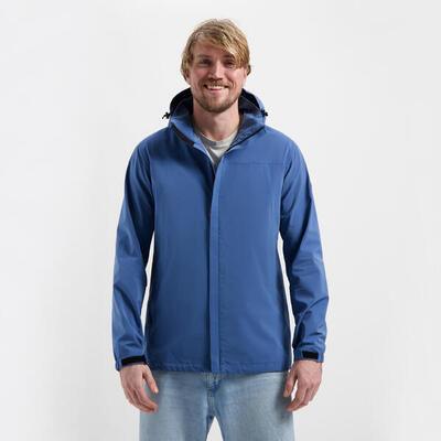 Aron heren - hardshell jas - waterdicht - blauw