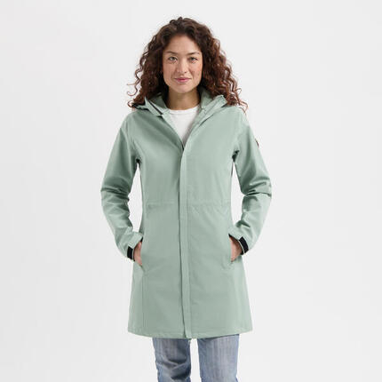 Amalie Femme - Veste hardshell - Imperméable - Vert