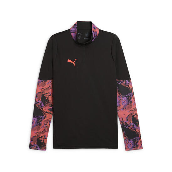 Męska bluza piłkarska z zamkiem 1/4 individualCUP PUMA Black