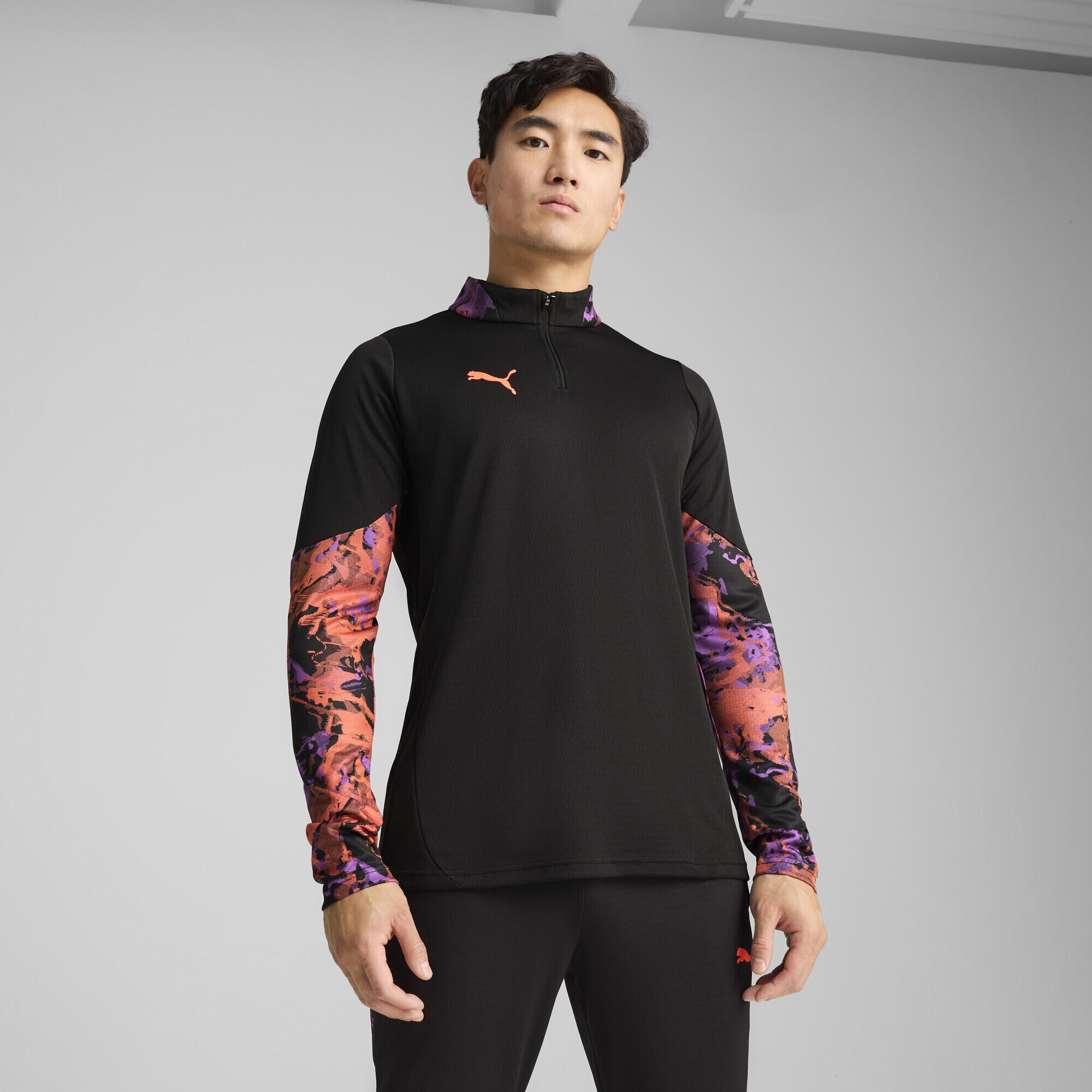 IndividualCUP voetbaltop met kwartrits voor heren PUMA Black 2/7
