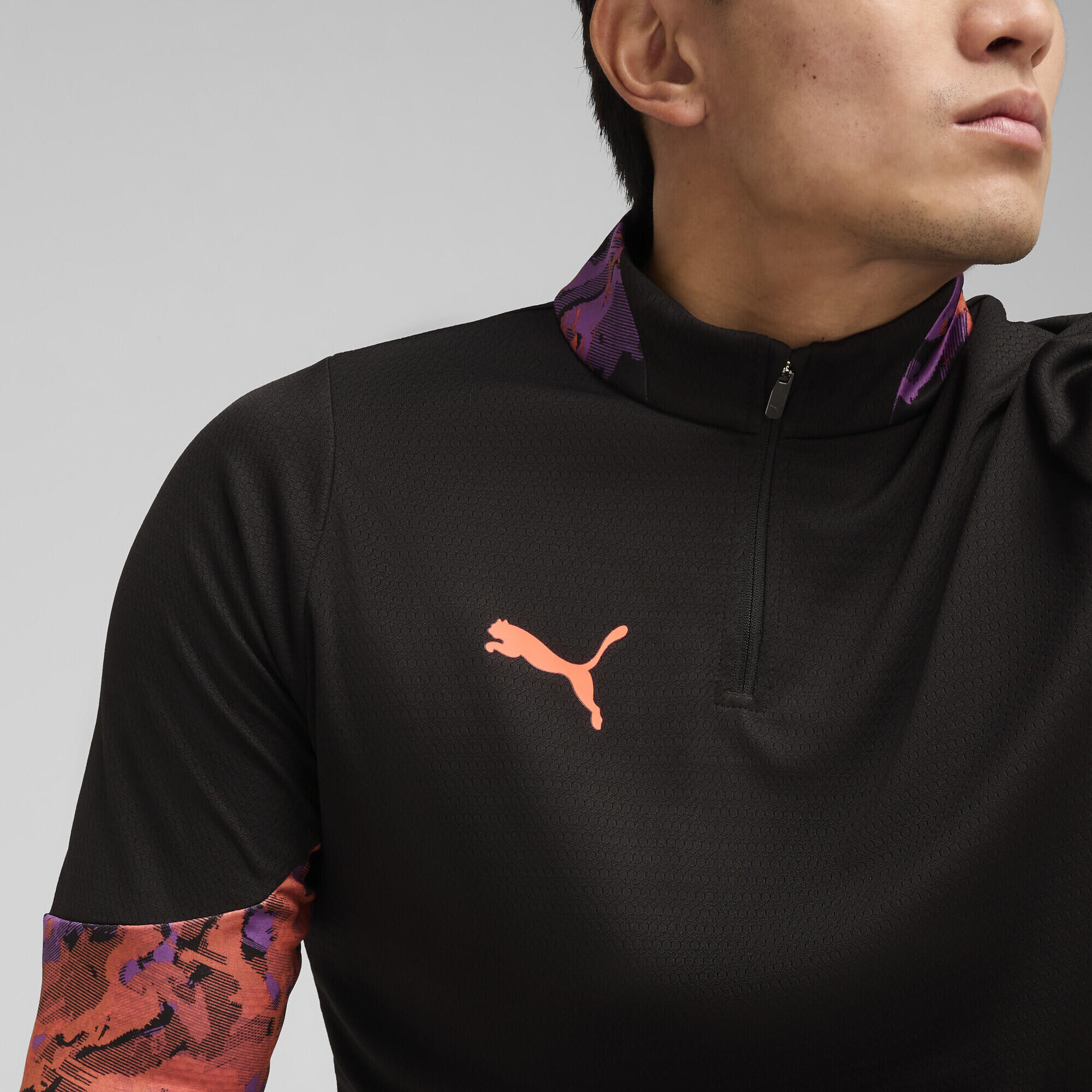 IndividualCUP voetbaltop met kwartrits voor heren PUMA Black 3/7