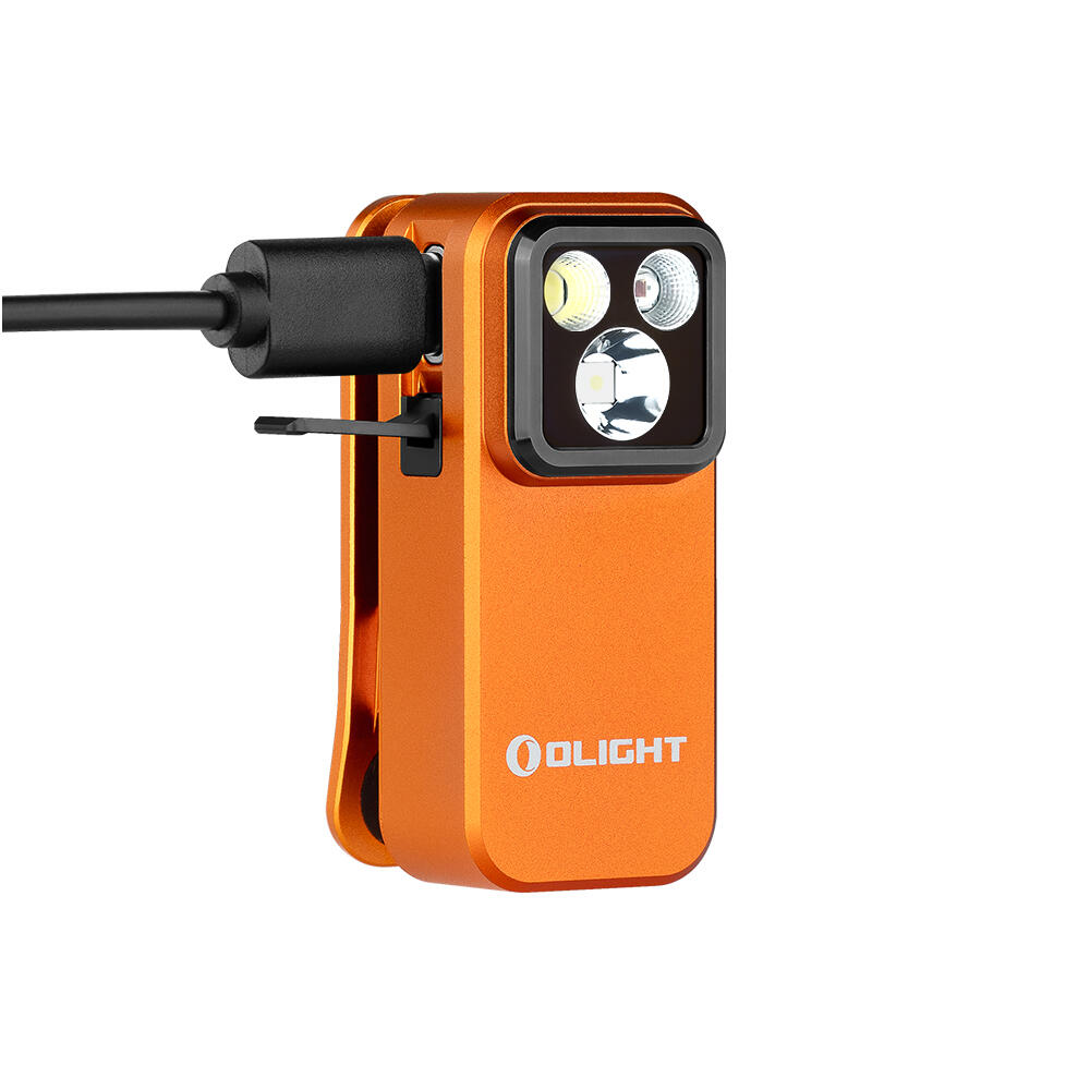 Olight Oclip Pro Clip-on Flashlight 500 Lumens Flood Spot and Red Light 3/7