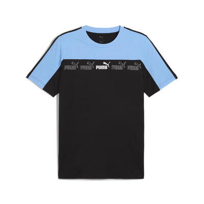Around the block t-shirt voor heren puma team light blue