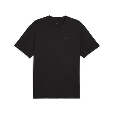 Essentials elevated uniseks t-shirt puma black