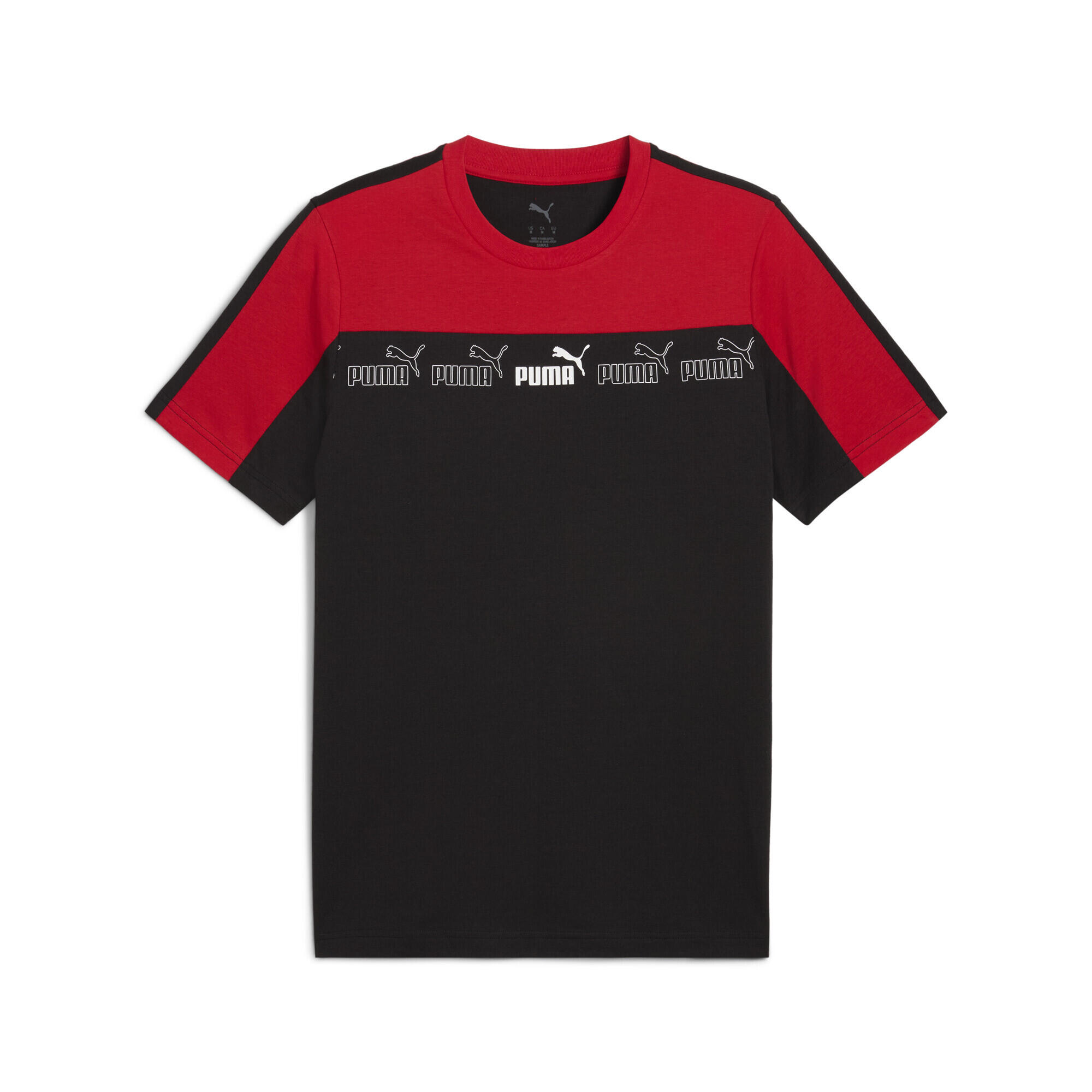 PUMA T-shirt Around the Block da uomo PUMA For All Time Red