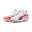 Încălțăminte fotbal femei Ultra 5 Match+ PUMA White Black Glowing Red