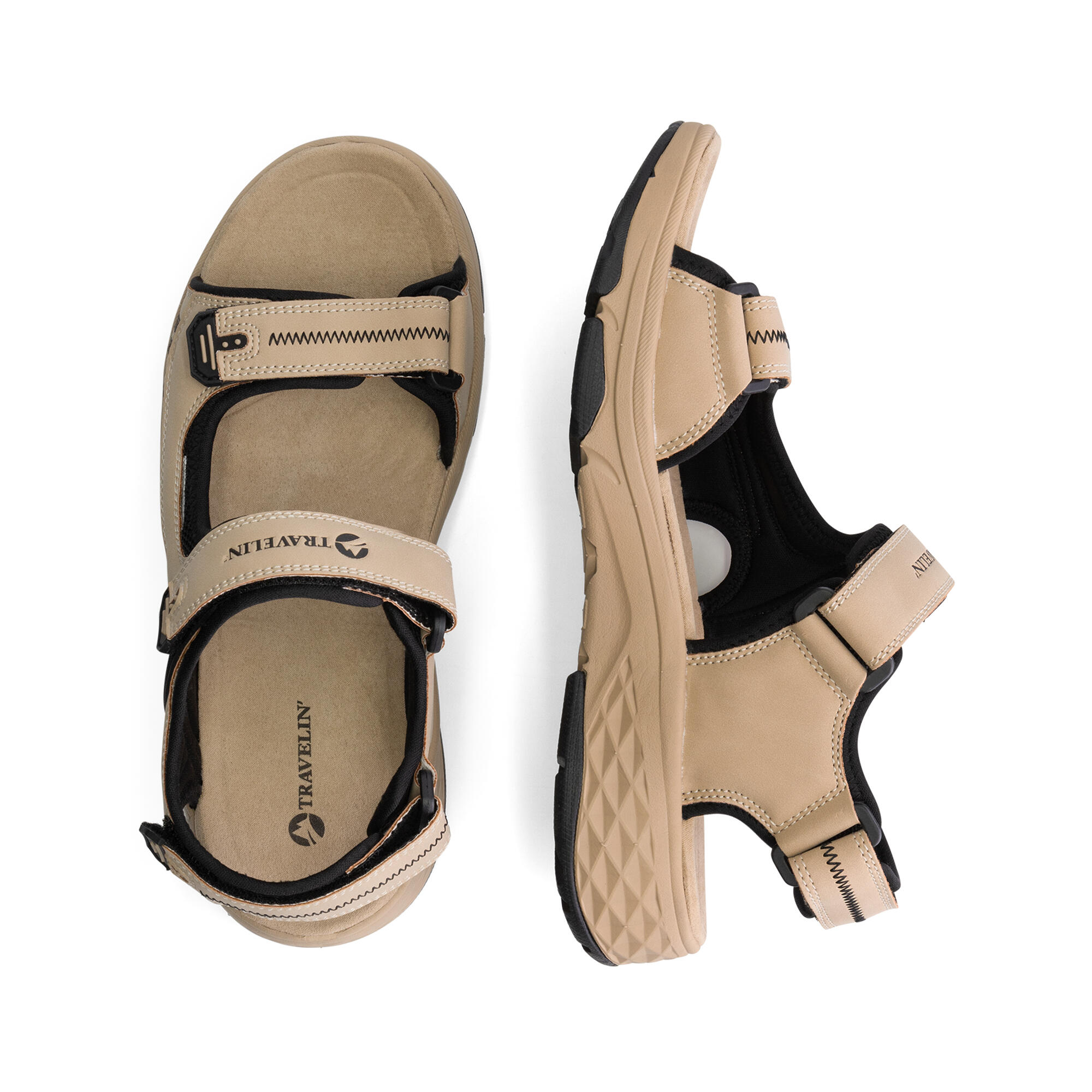 Bergnas Uomo - Sandali da trekking - Marrone chiaro 4/7
