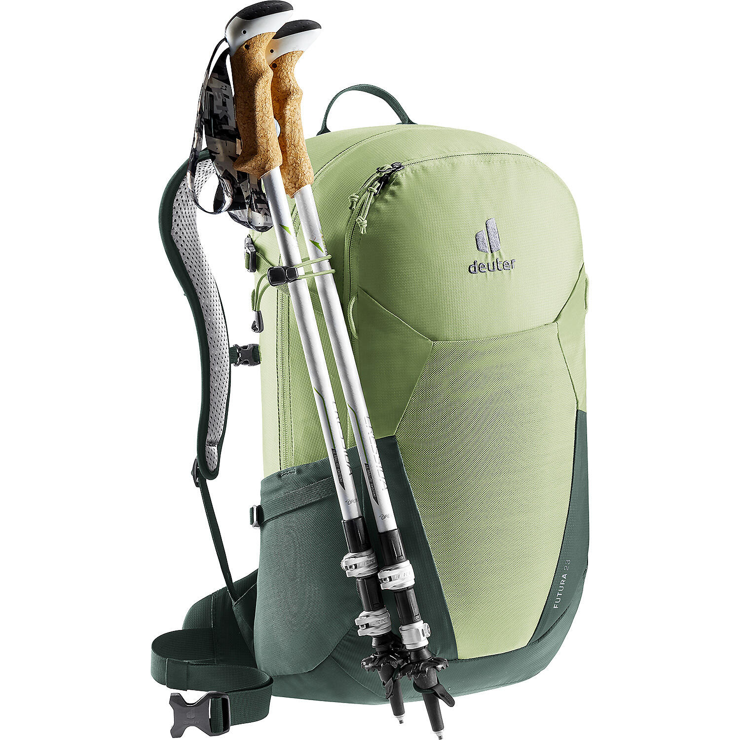 Sac à dos Deuter Futura 23 Grove Ivy 23 L ventilé Aircomfort matériaux recyclés 3/7