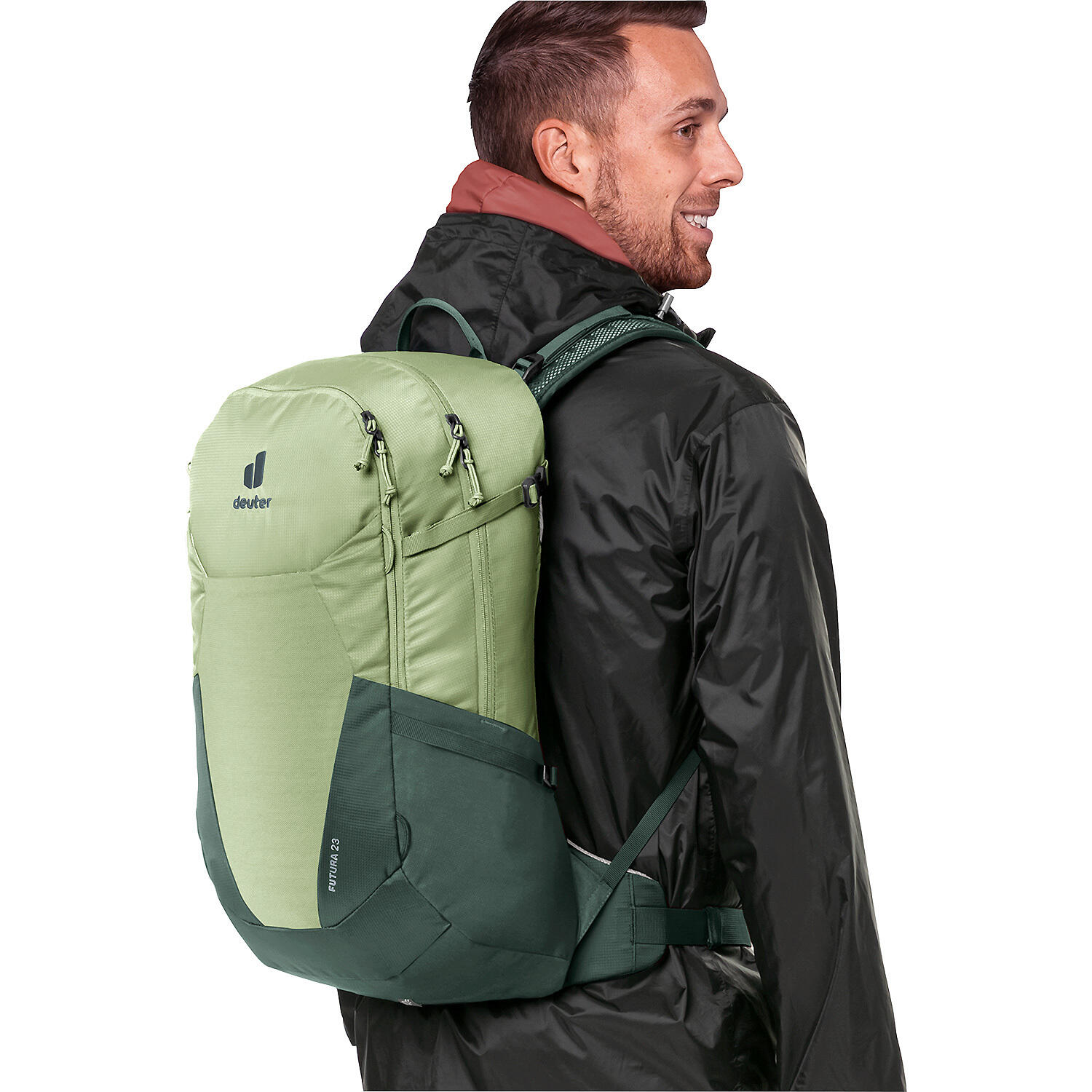 Sac à dos Deuter Futura 23 Grove Ivy 23 L ventilé Aircomfort matériaux recyclés 5/7