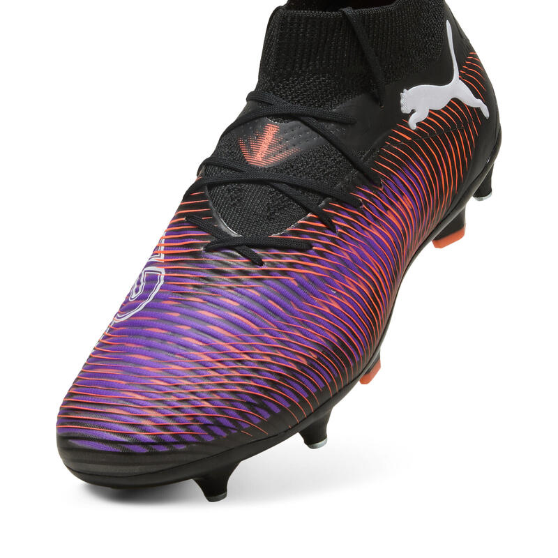 Chaussures de football FUTURE 8 PRO MxSG Unisexe PUMA Black White Glowing Red