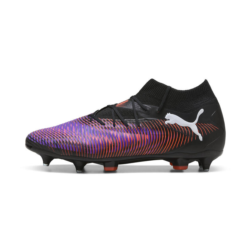 Chaussures de football FUTURE 8 PRO MxSG Unisexe PUMA Black White Glowing Red
