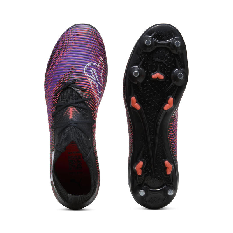 Chaussures de football FUTURE 8 PRO MxSG Unisexe PUMA Black White Glowing Red
