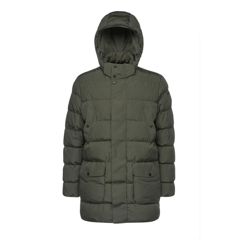 Geox's Pieve Long Hooded Puffer