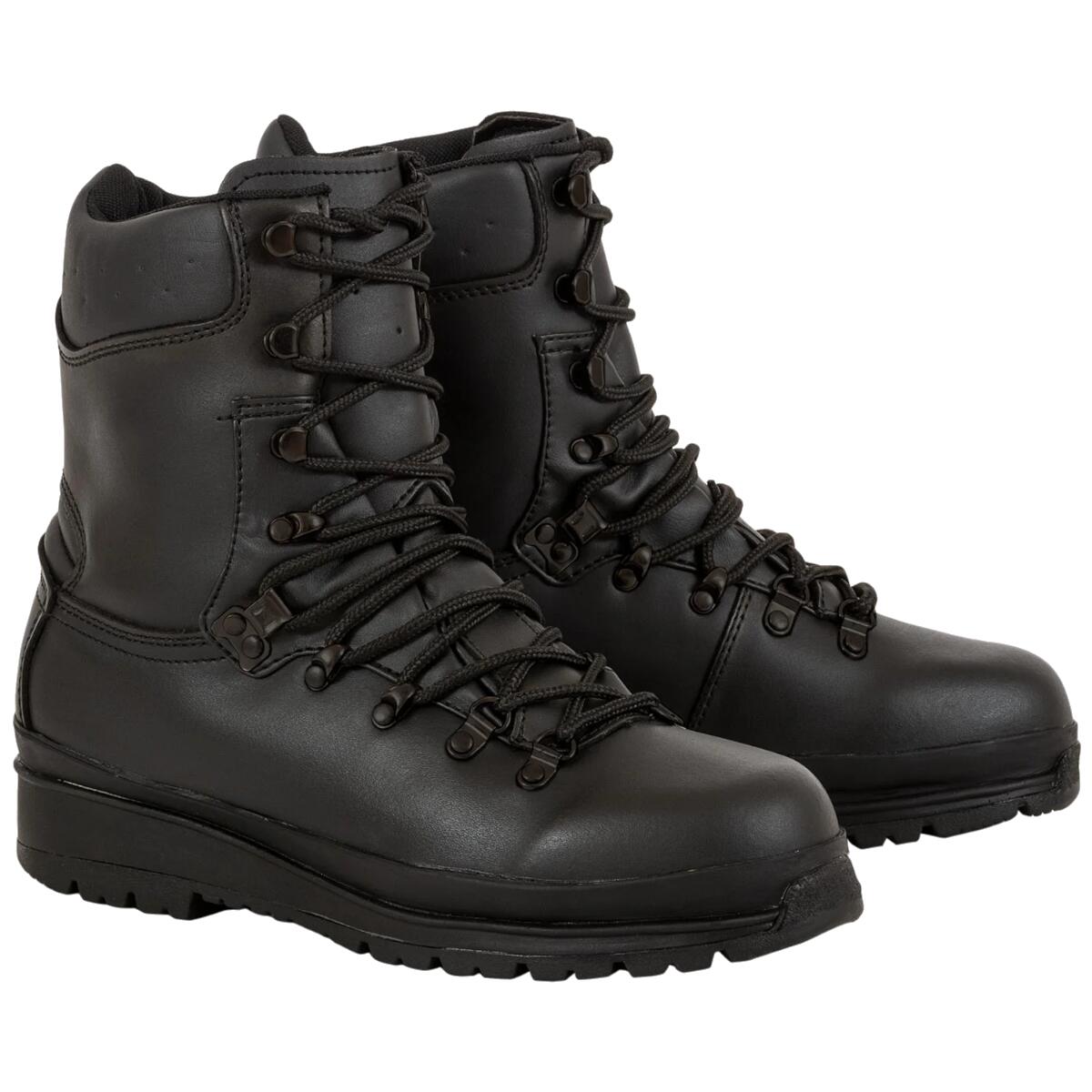 HIGHLANDER Taktischer hoher Wanderschuh Elite - Schwarz