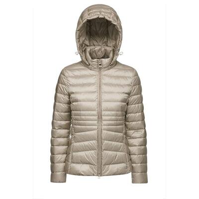 Daunenjacke mit Kapuze und Reißverschluss. Damen Geox Jaysen