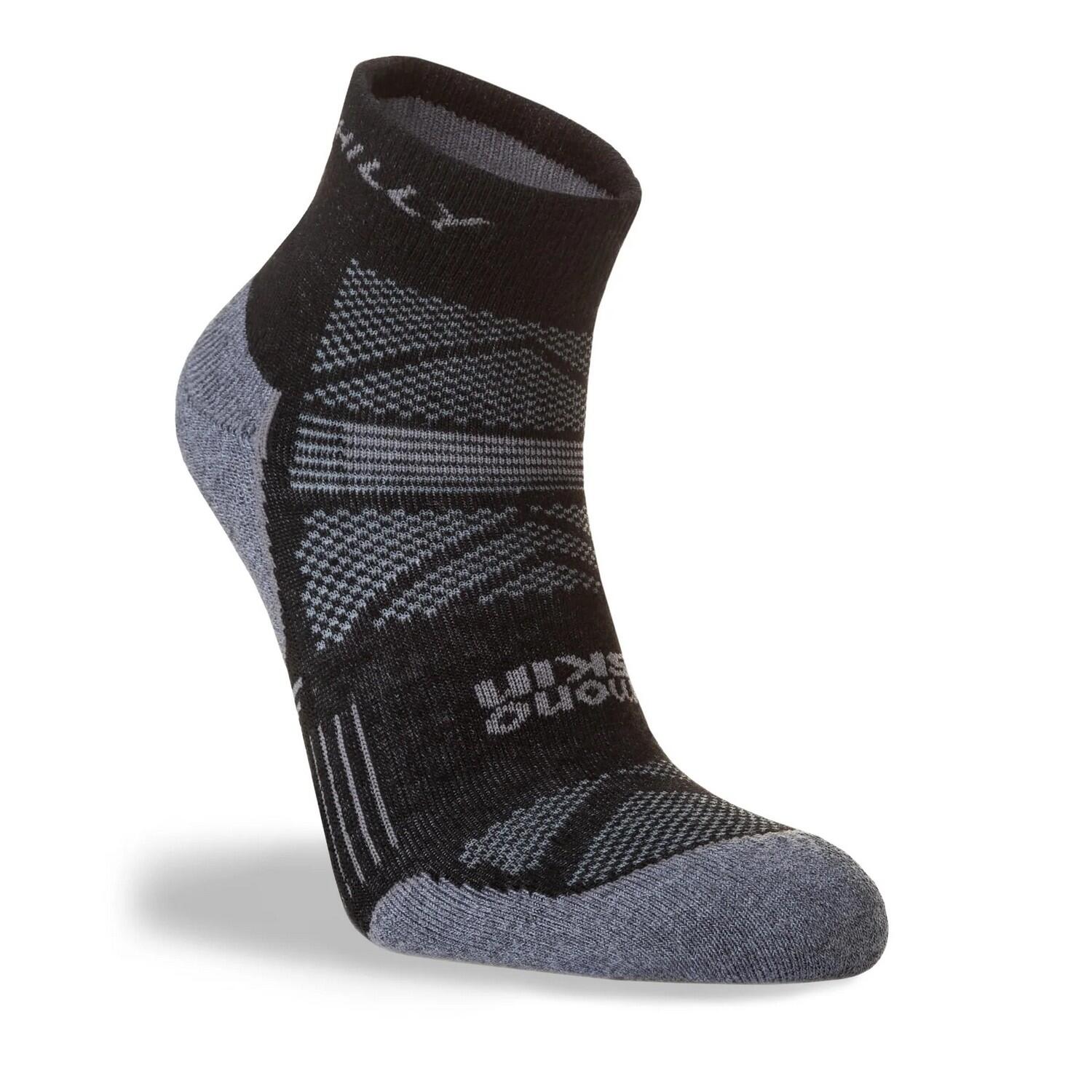 Mens Supreme Ankle Socks (Black/Grey Marl) 4/4