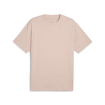Essentials elevated uniseks t-shirt puma rose quartz pink