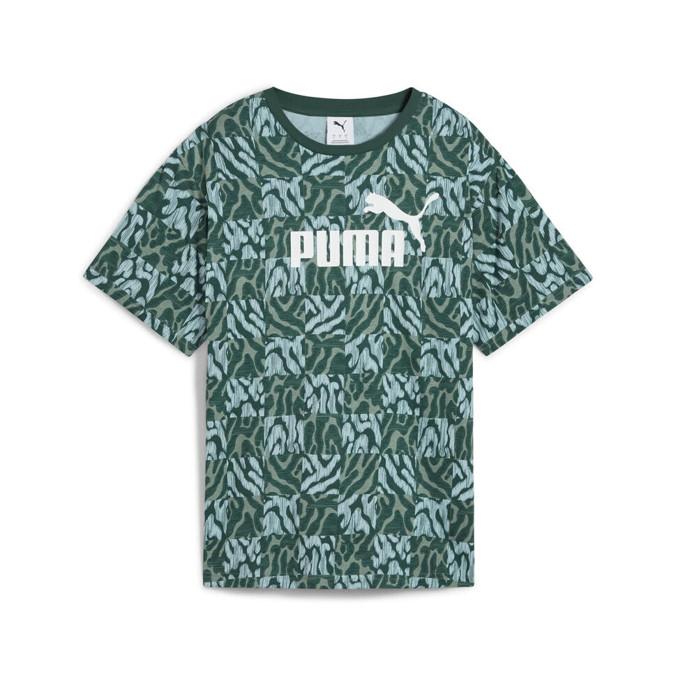 Damska luźna koszulka ESS GRAPHIC PUMA Green Moon