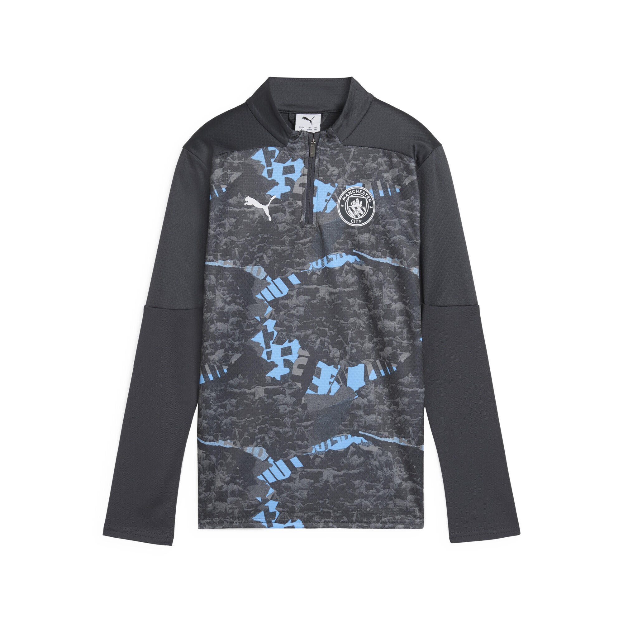 Manchester City prematch-top met kwartrits voor jongeren PUMA 1/7
