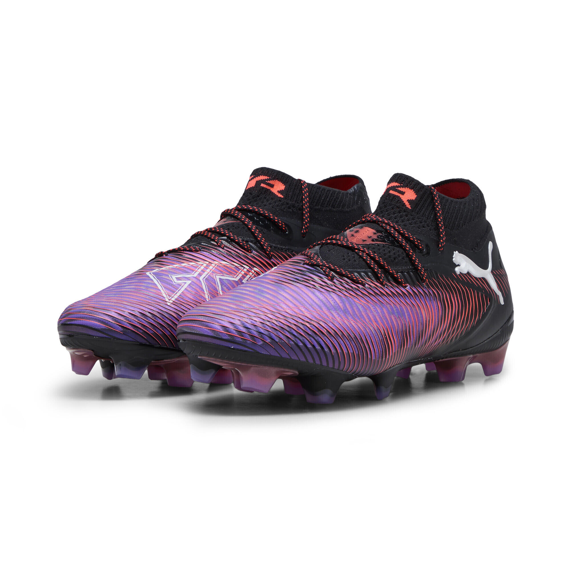 Puma - Chaussures De Football Future 8 Ultimate Fg Femme Puma - Chaussures De Football - Blanc|noir|rouge - Decathlon