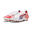 Ghete fotbal adulți Ultra 5 Ultimate AG PUMA White Black Glowing Red