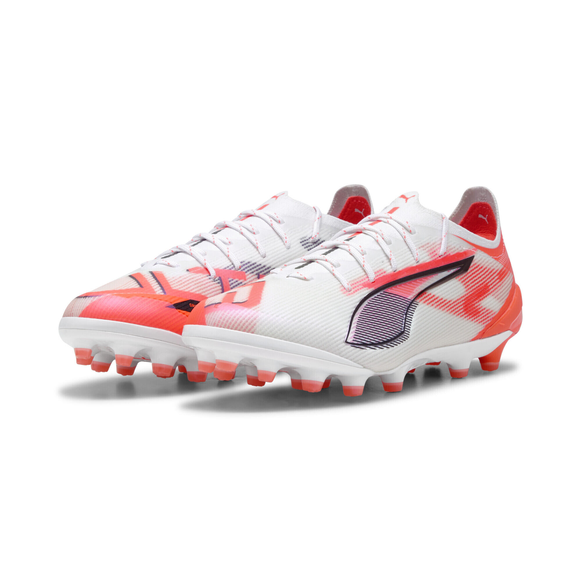 Puma - Chaussures De Football Ultra 5 Ultimate Ag Puma - Chaussures De Football - Blanc|noir|rouge - Decathlon