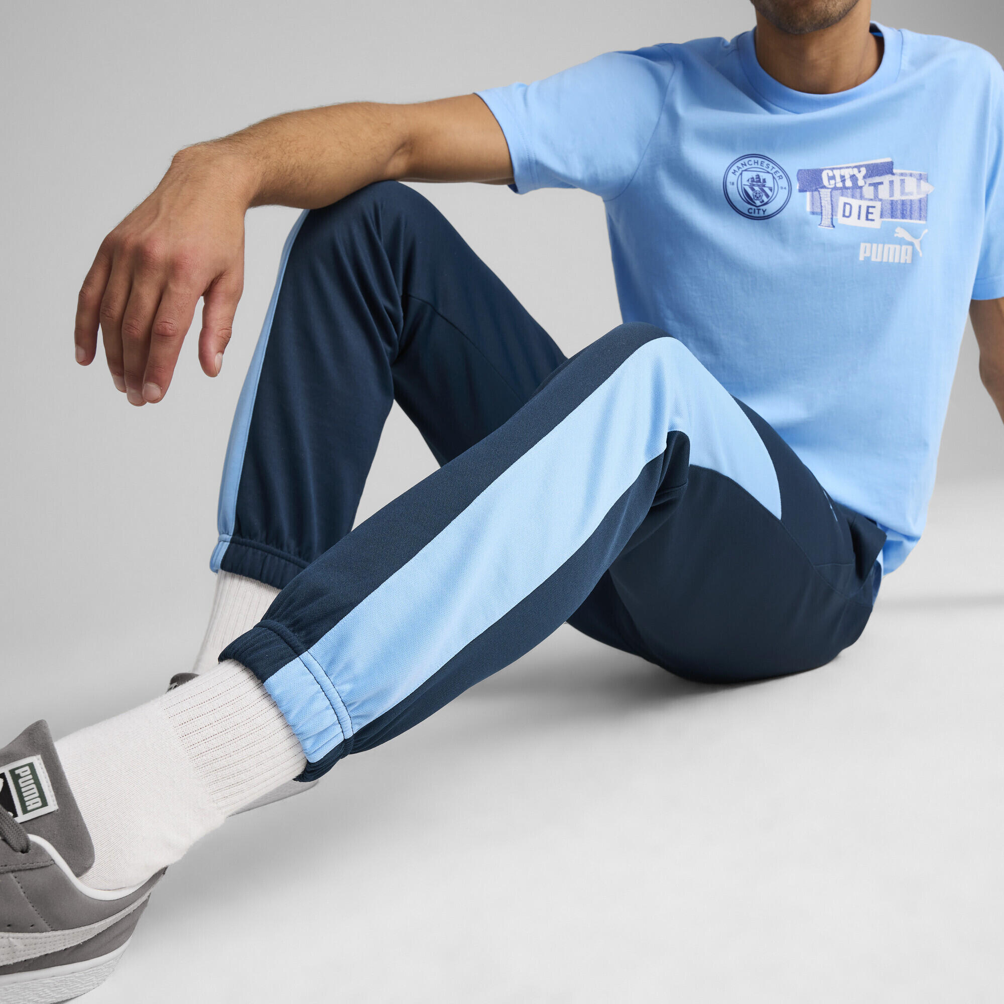 Manchester City ftblNRGY+ broek voor heren PUMA Marine Blue Blazing 3/7