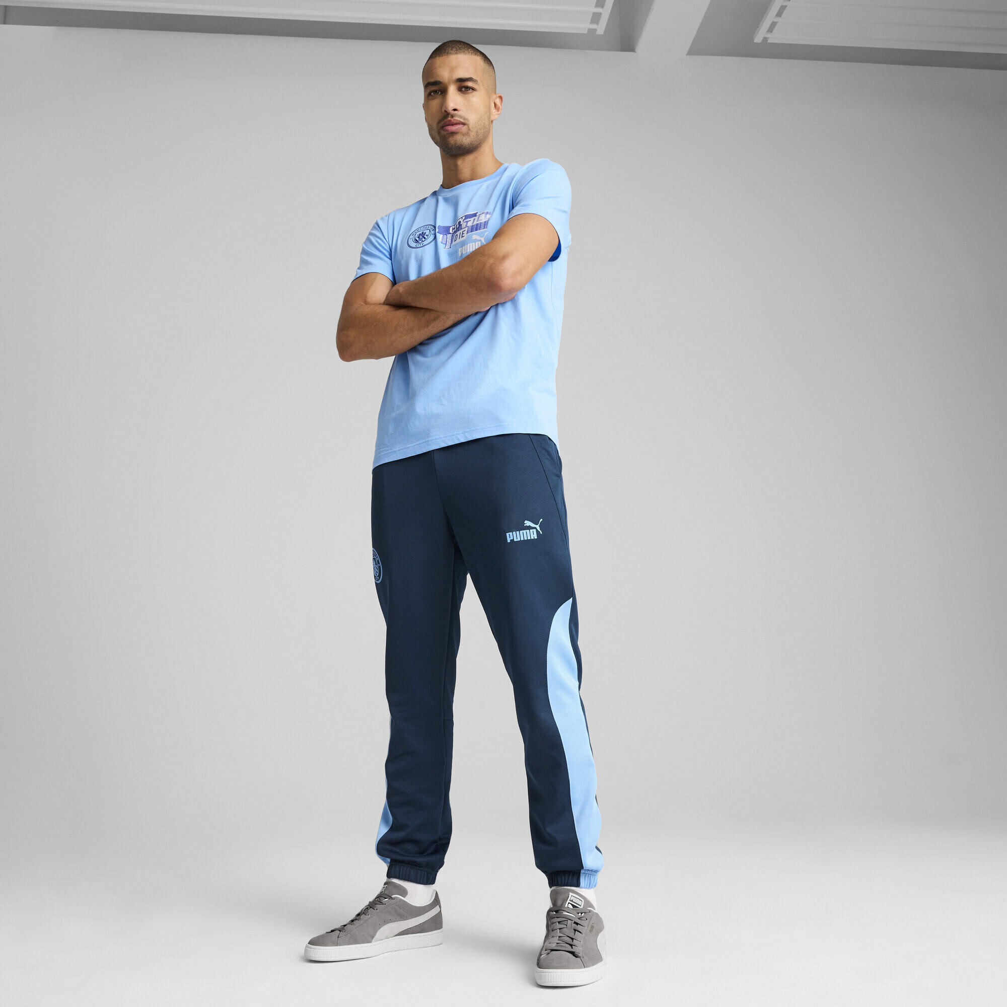 Manchester City ftblNRGY+ broek voor heren PUMA Marine Blue Blazing 4/7