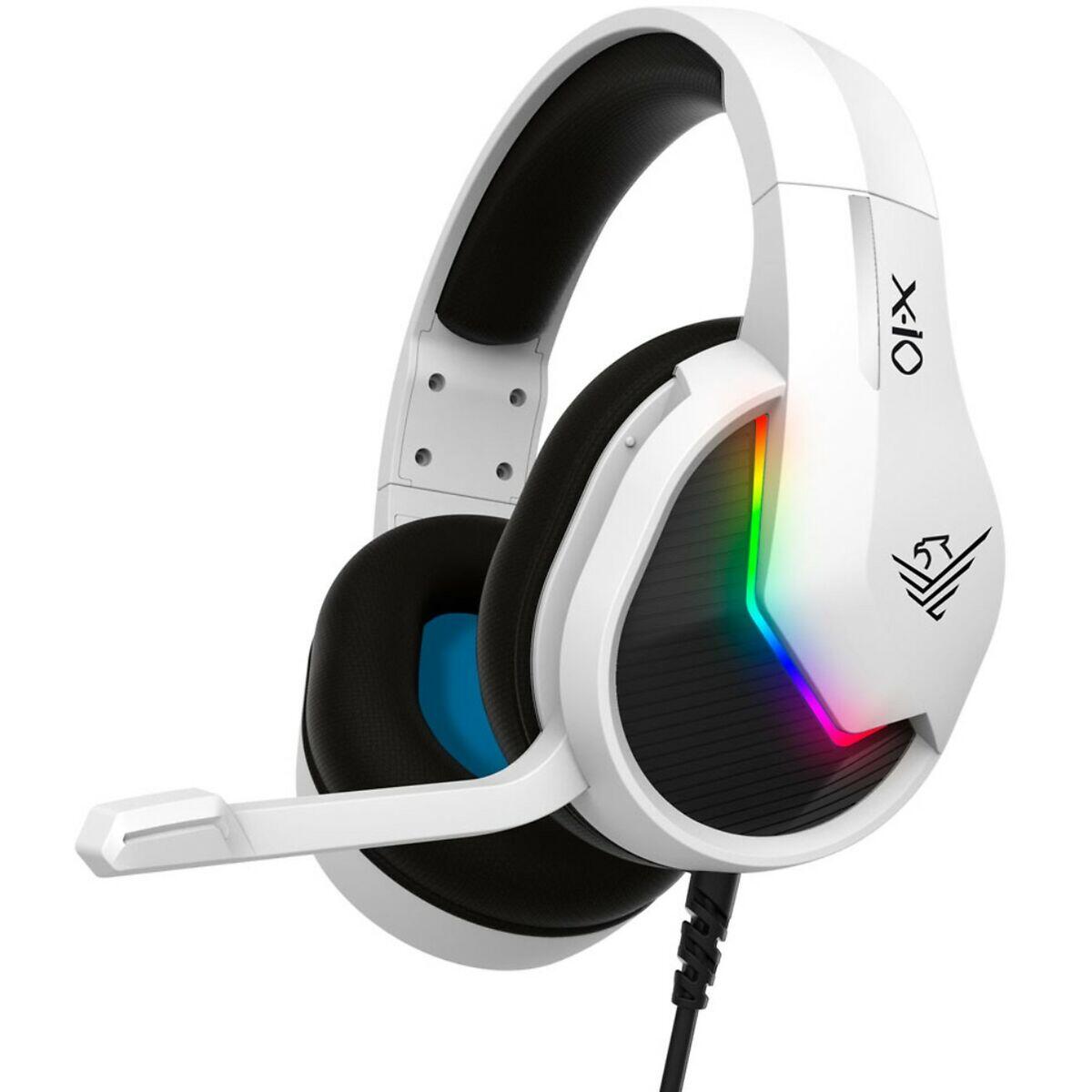 Auricolari con Microfono Phoenix X-IO RGB Bianco 1/1