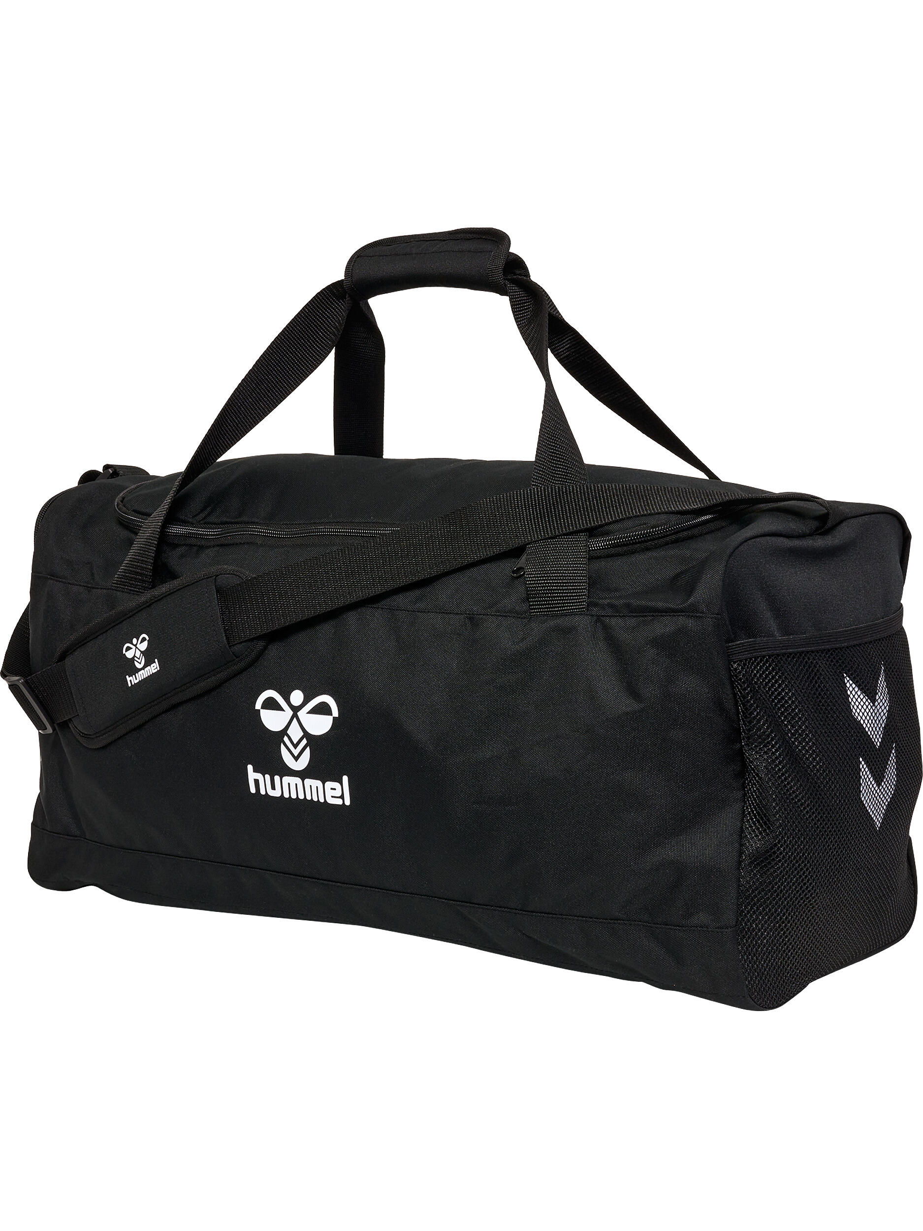 Спортивная сумка Hummel Core 2.0, чёрный, красный, индиго полуночный, синий, светлый красный