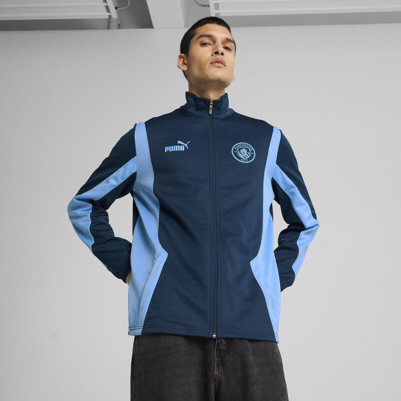 Veste Manchester City ftblNRGY+ Homme PUMA Marine Blue Blazing