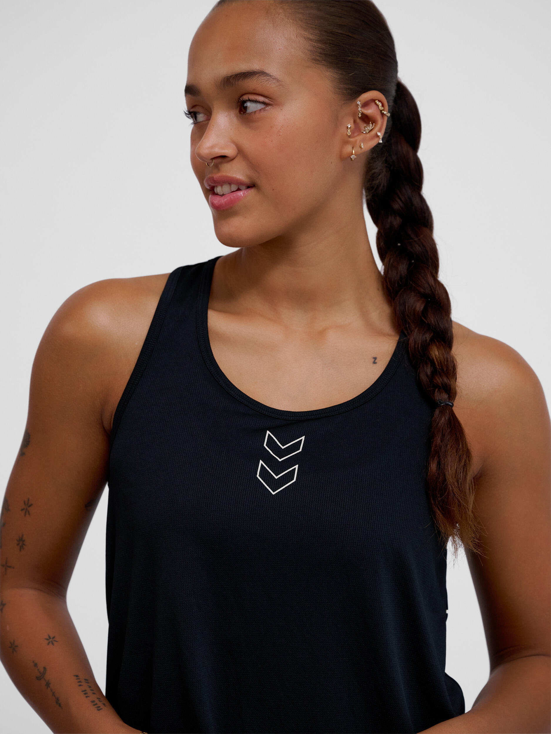 Instap T-Shirt Hmlcourt Padel Dames HUMMEL 4/7