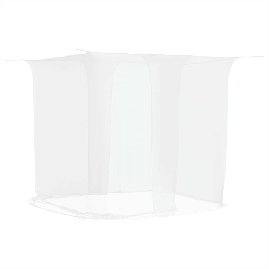 VidaXL mosquiteiro suspenso 220x180x180 cm branco 2/4
