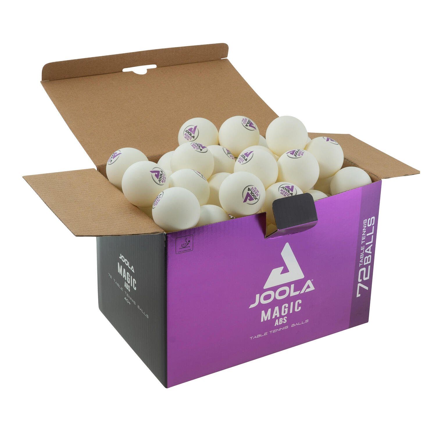 JOOLA Tischtennisball Magic 72er Set Tischtennis Unisex Weiß