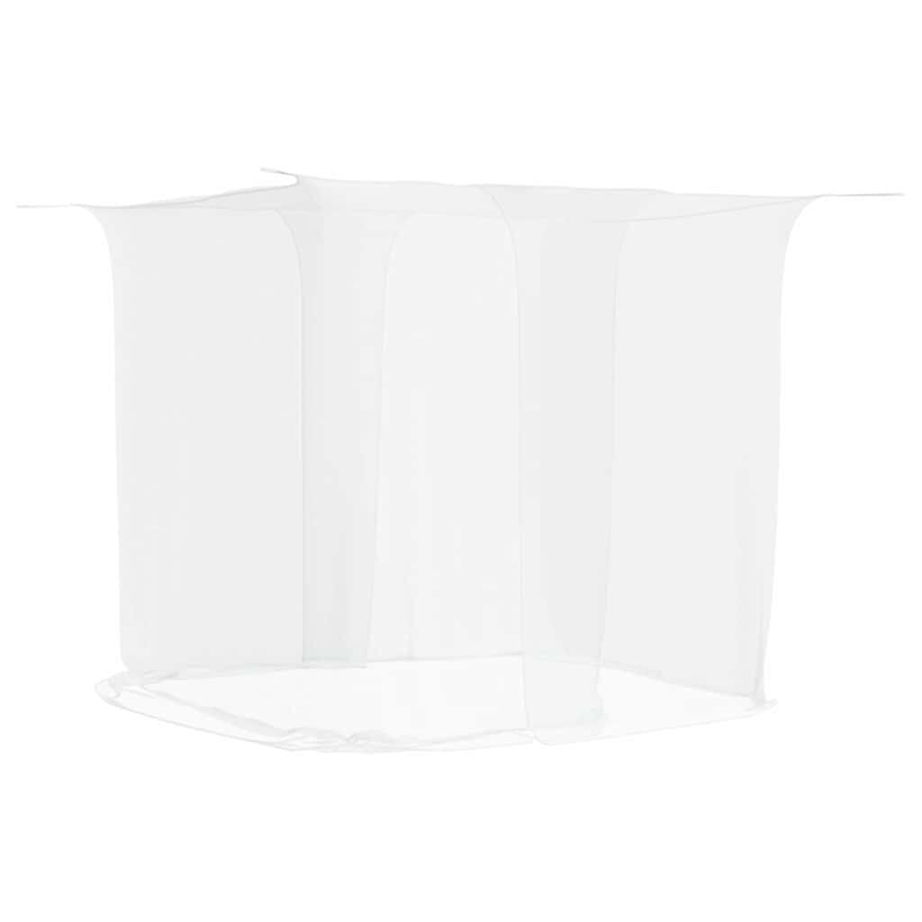 VidaXL Zanzariera Sospesa 156 Maglie 220x200x210 cm Bianco 2/4