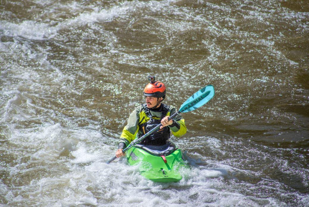 Wiosło kajakowe górskie Aqua Bound Aerial Major Fiberglass whitewater 6/7