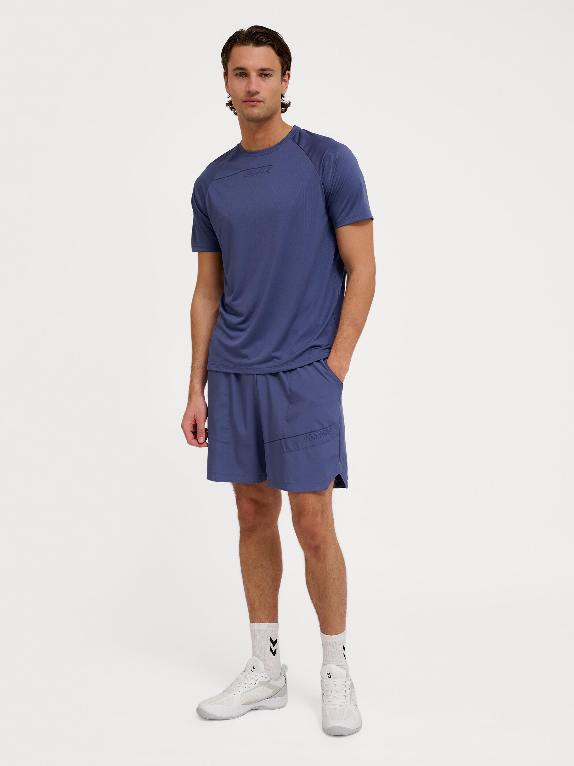 Instap T-Shirt Hmlcourt Padel Heren HUMMEL 3/7