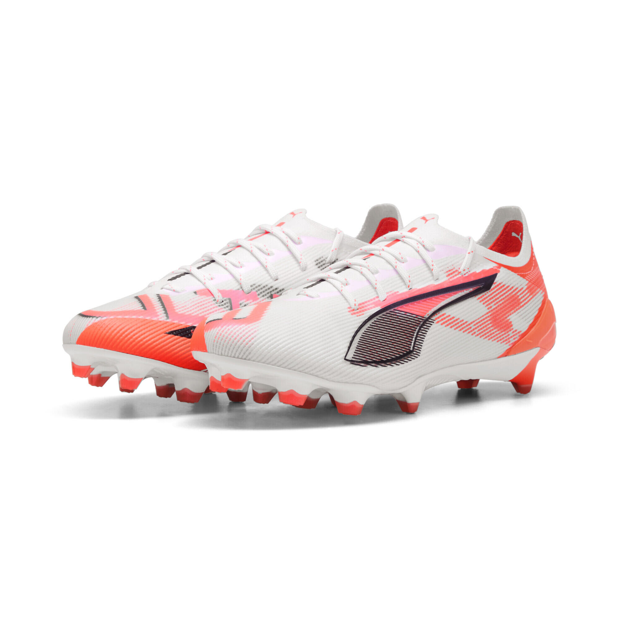 PUMA ULTRA 5 ULTIMATE FG voetbalschoenen voor dames PUMA White Black Glowing Red