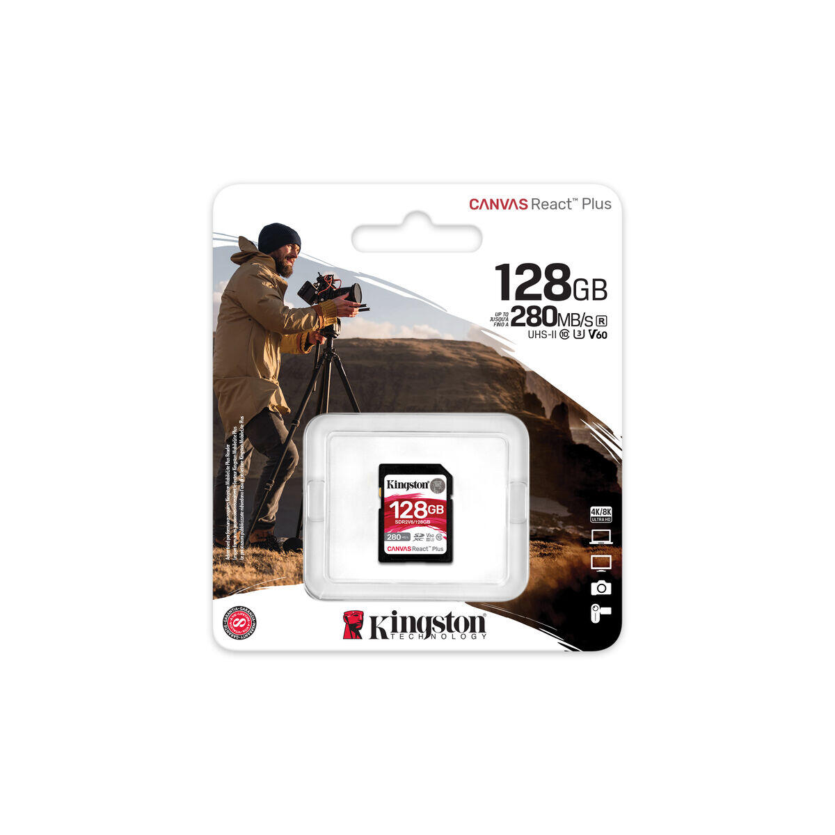 Scheda Di Memoria SDXC Kingston SDR2V6/128GB 128 GB 2/5