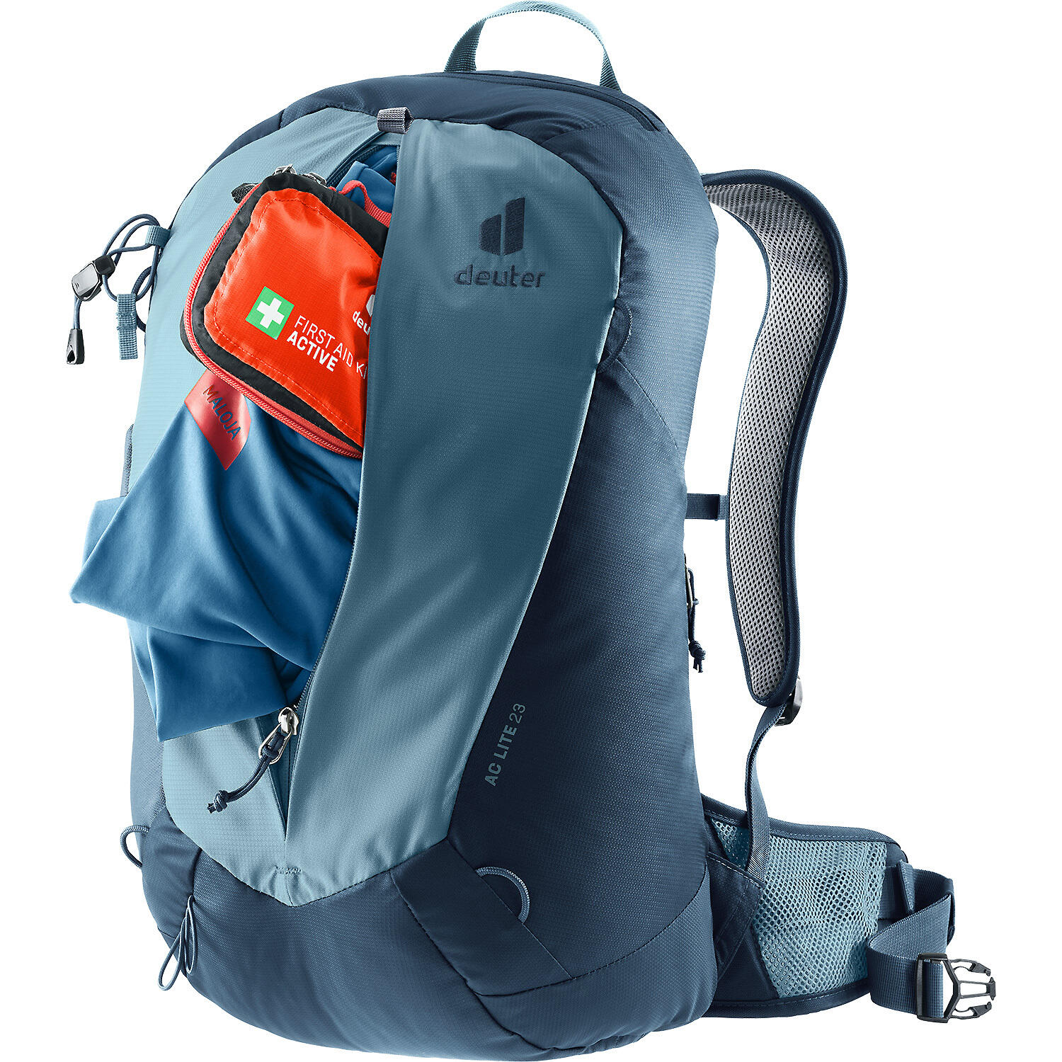 Sac à dos Deuter AC Lite 23 L Atlantic Ink — Aircomfort, armature acier recyclé 5/7