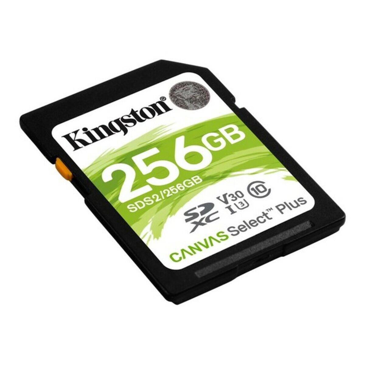 Cartão de memória sd kingston canvas select plus 256 gb