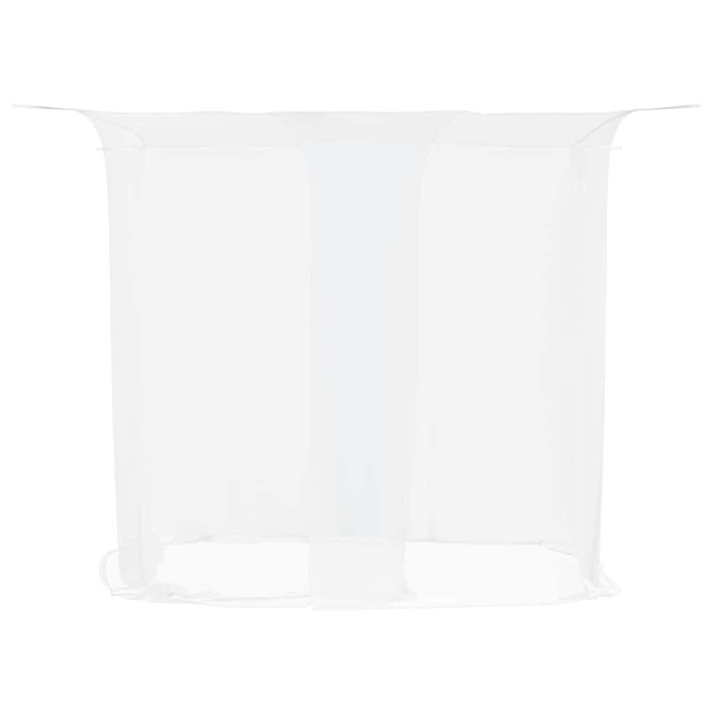 VidaXL Zanzariera sospesa 156 maglia 220x150x180 cm bianca 3/4
