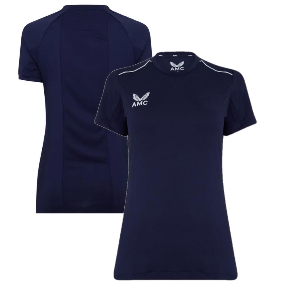 Castore Women's Training T-Shirt Blue AMC Running T-Shirt 1/3