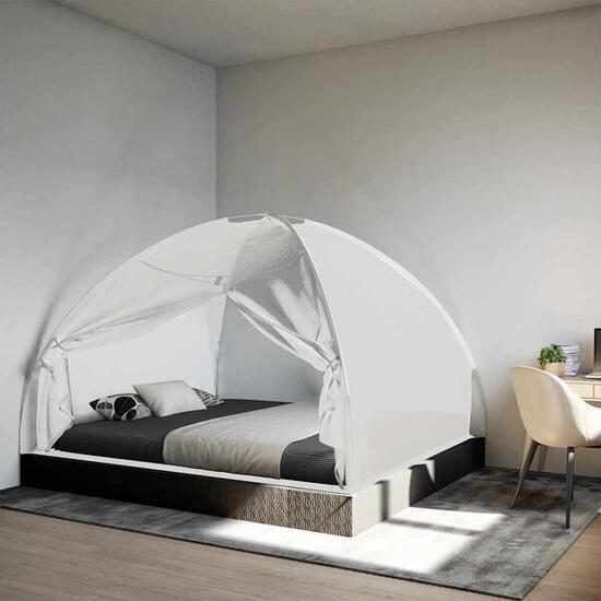 Mongolia Moskitonetz mit Türen 200x180x135 cm - Weiß