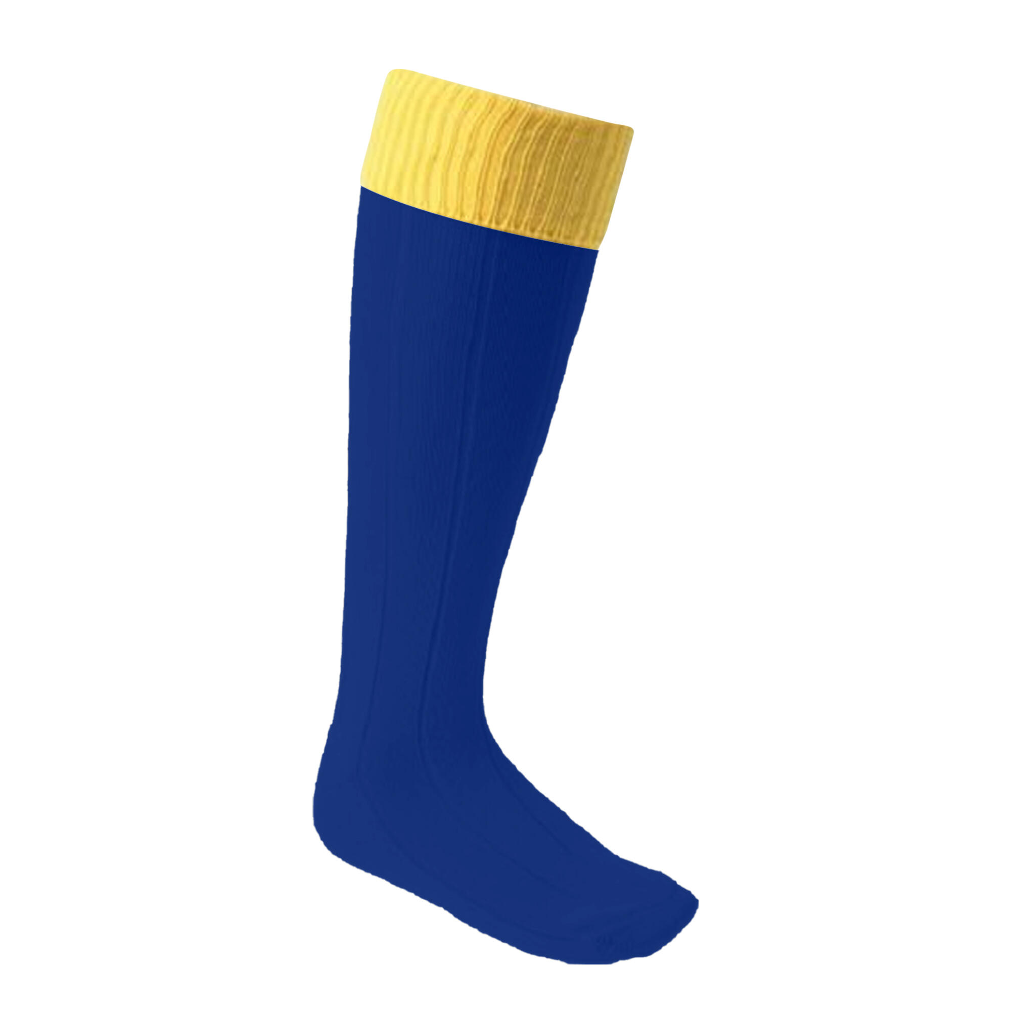 CARTA SPORT Childrens/Kids Euro Socks (Royal Blue/Amber)