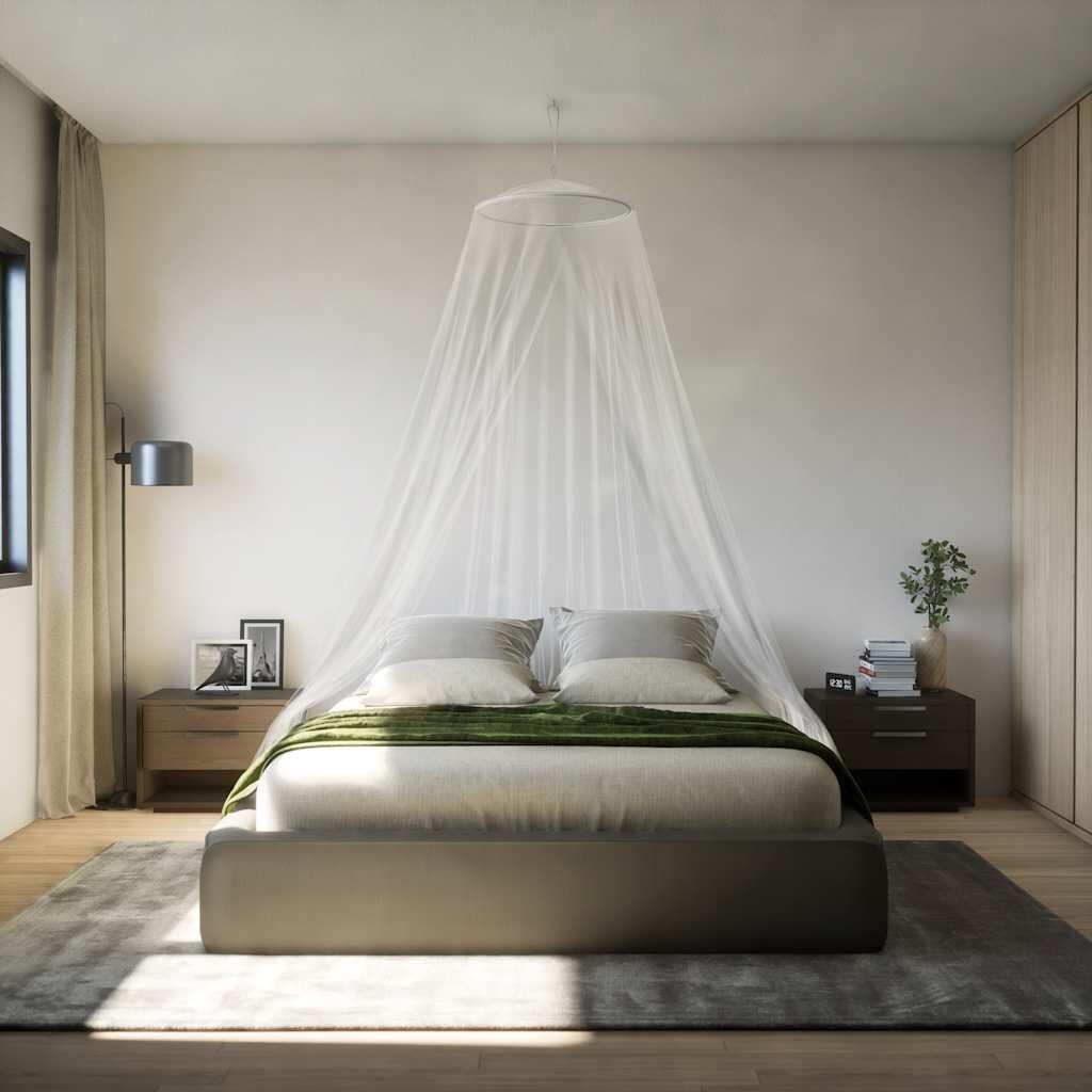 Vidaxl Mosquito Neta para Cama 220 cm - Blanco 3/4