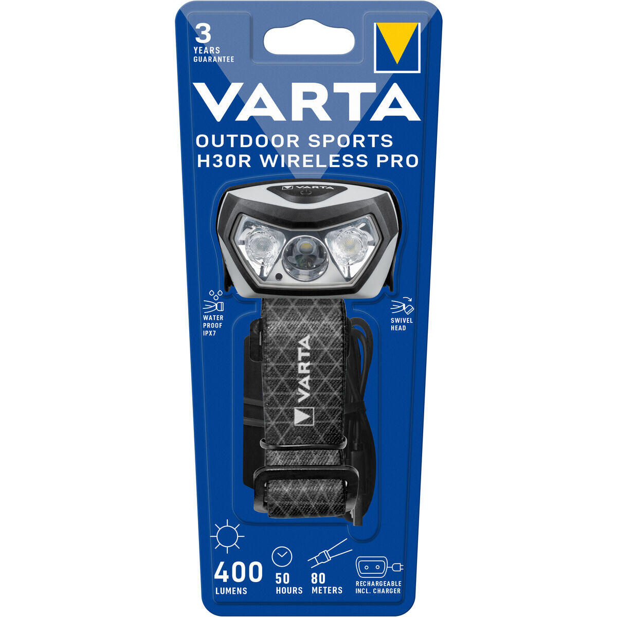 Lanterna varta sports h30r pro