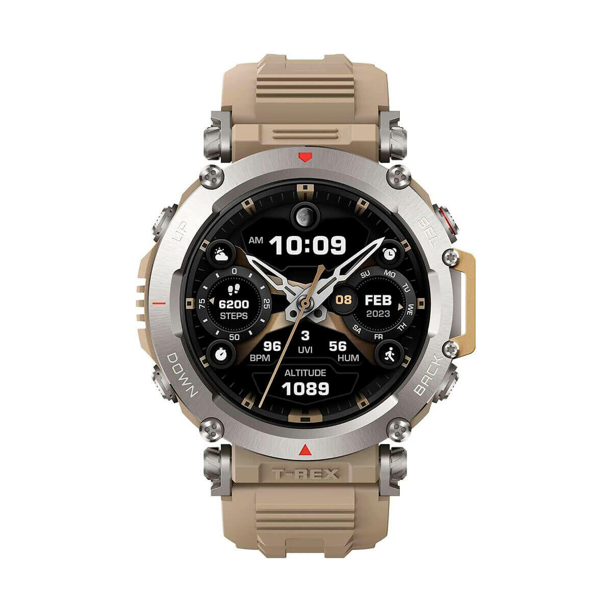 Montre intelligente Amazfit T-Rex Ultra verre 2/3