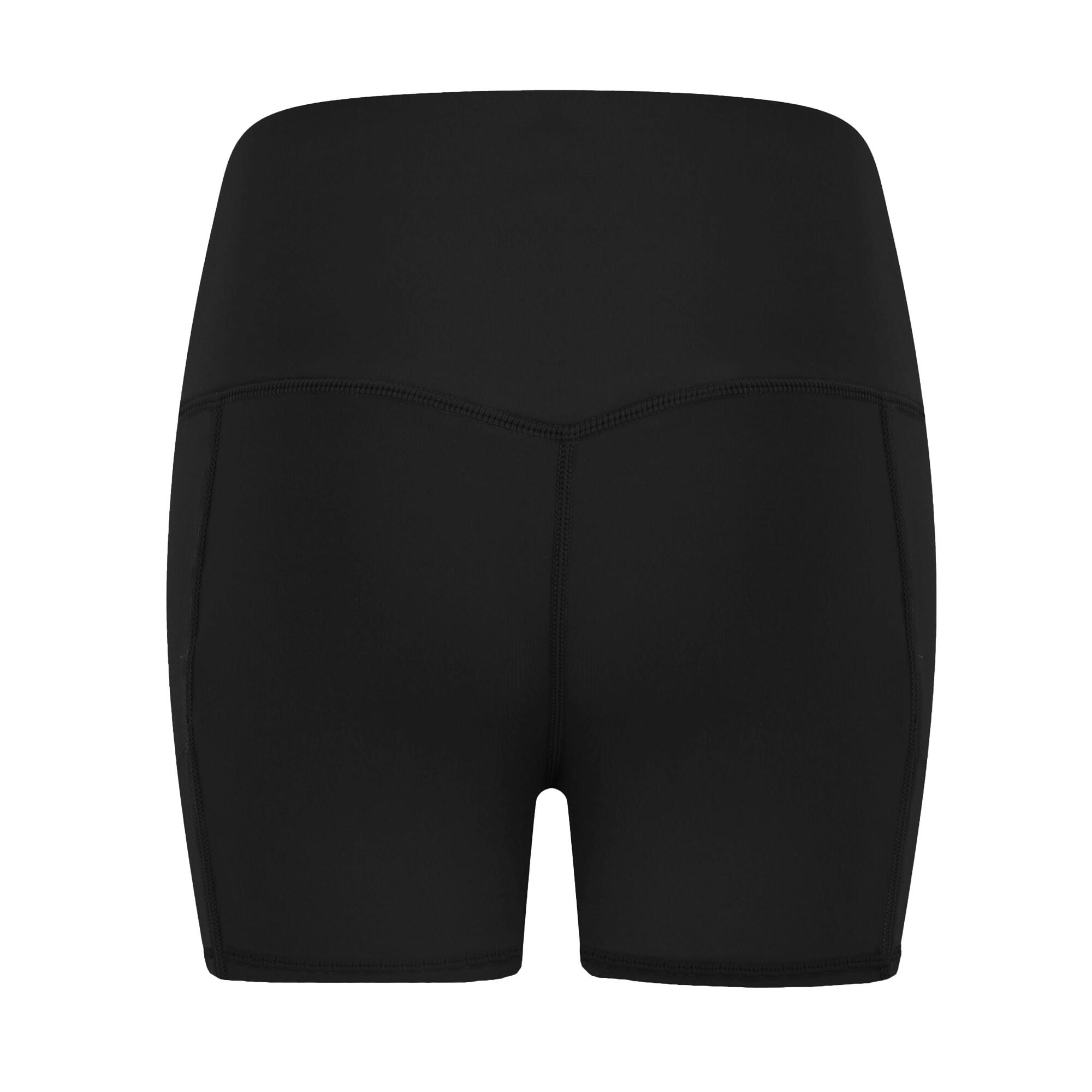 Womens/Ladies Shorts (Black) 2/3