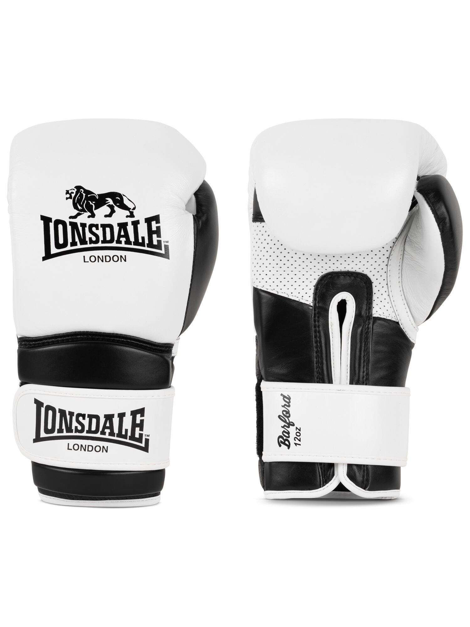 Guantes de boxeo de cuero Lonsdale Barford 2/6